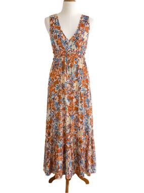 Millibon Floral Maxi Dress New Without Tags